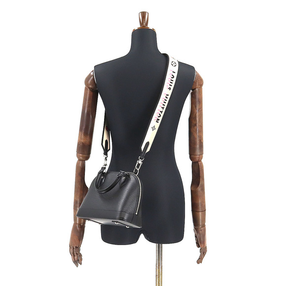 Louis Vuitton Epi Alma BB 2 Way Hand Shoulder Bag Leather Noir - Picture 7 of 7
